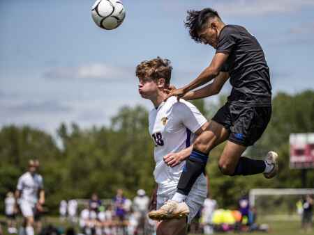 Photos: Iowa high school boys’ state soccer quarterfinals