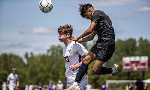 Photos: Iowa high school boys’ state soccer quarterfinals