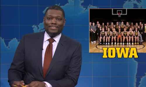 Iowa women’s basketball team on Saturday Night Live!