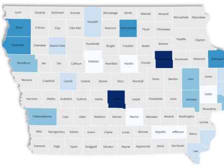 MAPS: 42 of Iowa’s 99 counties have no private schools, 75 lacking a 12th grade