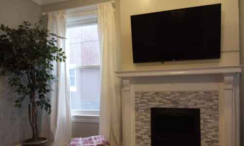 Avoid placing a TV above the fireplace