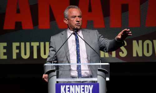 Robert F. Kennedy Jr. makes pitch for president in Iowa