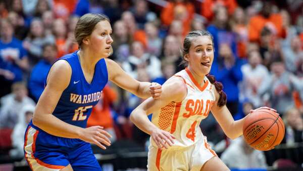 Girls’ state basketball photos: Solon vs. Sioux Center in 3A semifinals