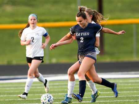 Photos: Xavier vs. Center Point-Urbana, Iowa high school girls’ soccer