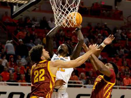 Cyclones lose 16-point lead in 61-59 setback at Oklahoma State