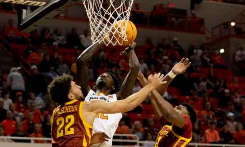 Cyclones lose 16-point lead in 61-59 setback at Oklahoma State