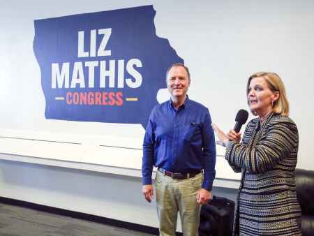 California’s Schiff campaigns for congressional hopeful Mathis
