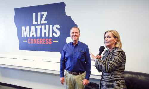 California’s Schiff campaigns for congressional hopeful Mathis