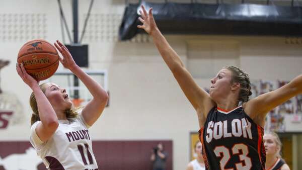 Photos: Solon at Mount Vernon girls’ basketball