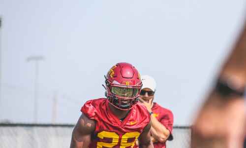 Breece Hall willing to return kickoffs for Iowa State