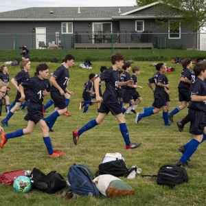 Clear Creek Amana Middle School’s new soccer program scores