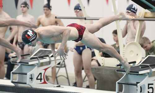 Linn-Mar freshman Hudson Huberg quickly becoming one of state’s top swimmers