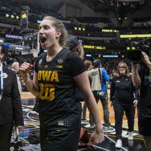 Watch postgame interviews after Iowa’s win over South Carolina
