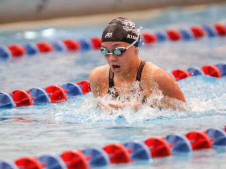 IGHSAU girls’ swimming powers split up for regionals