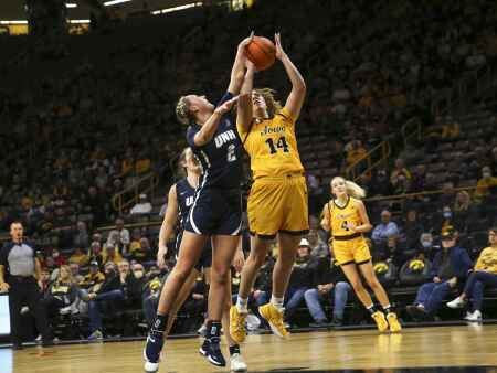 Photos: Iowa women’s basketball opener vs New Hampshire