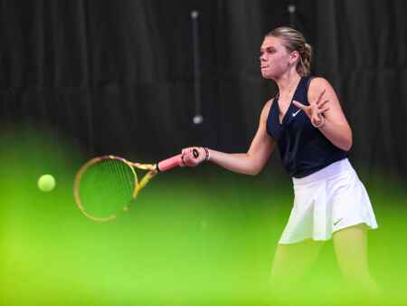 Photos: Xavier girls’ tennis hosts Iowa City West