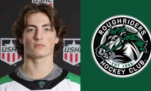 RoughRiders’ Ryan Walsh is putting pucks on net