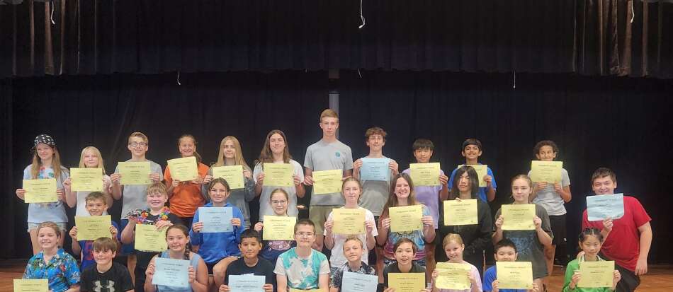 Fairfield Middle School students honored for attendance