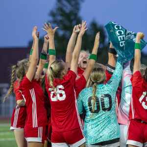 Photos: Marion defeats Liberty to advance to girls’ state soccer