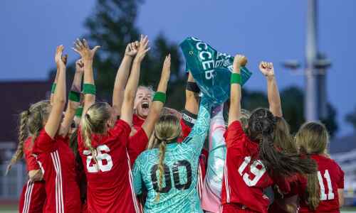 Photos: Marion defeats Liberty to advance to girls’ state soccer