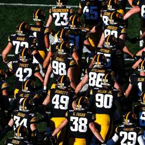 Iowa football TV ratings down in 2022 compared to 2021