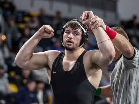 Tony Cassioppi is pinning opponents even more than usual