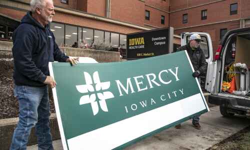 Total University of Iowa cost for Mercy near $40M