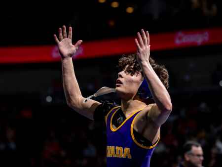 Photos: Class 2A boys’ state wrestling, Day 2