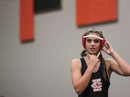 City High’s Claire Brown enjoyed season on the mat